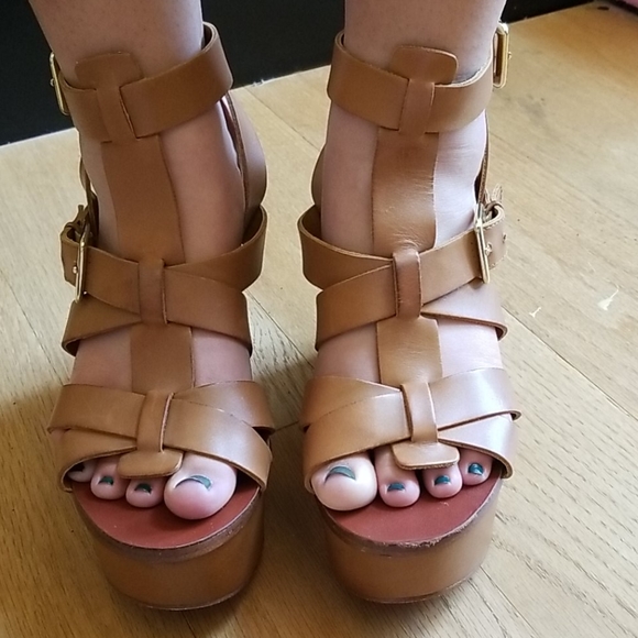 Steve Madden Marinah Wedge Sandal - SZ 10 - Picture 12 of 12